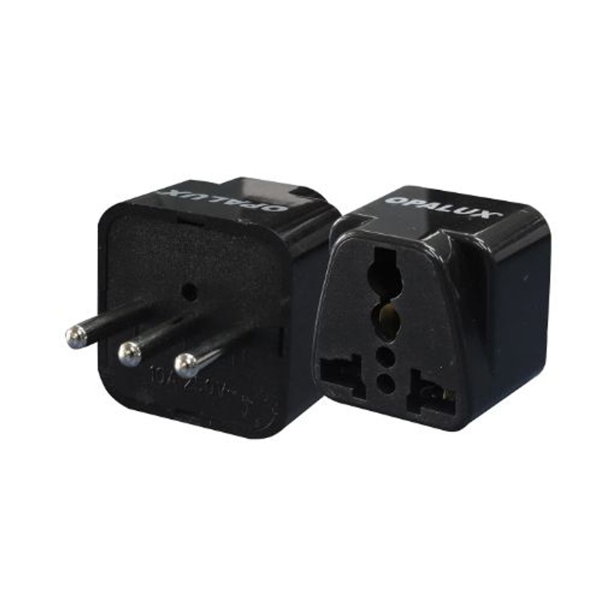 OPALUX - Adaptador Enchufe con Toma Tierra OP-603-LNG OPALUX