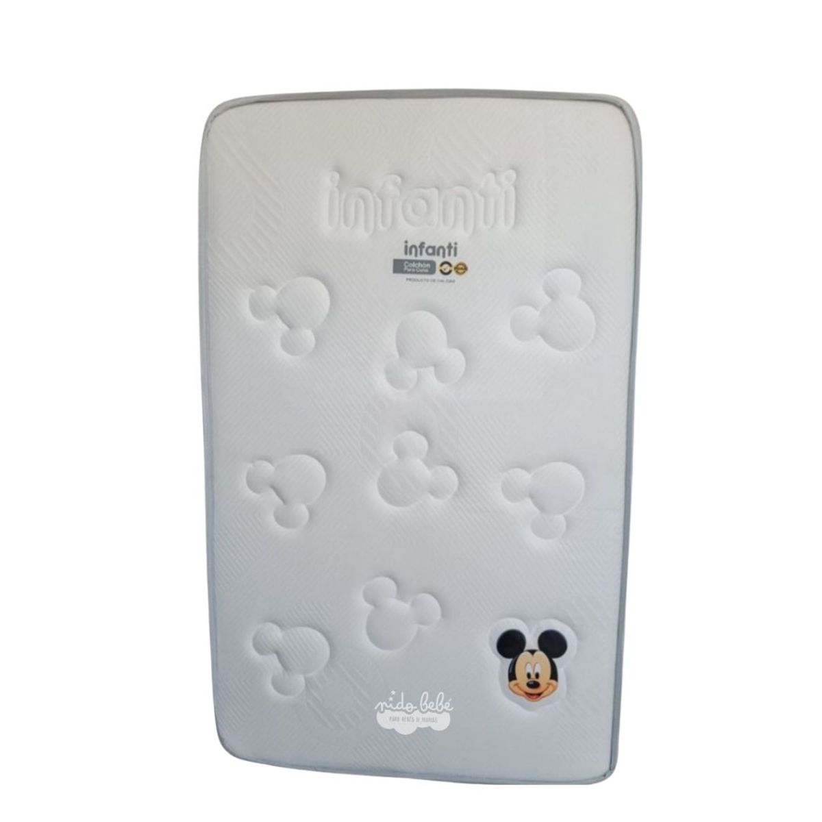 GENERICO - Colchón Plus para Bebé bordes Plomo claro