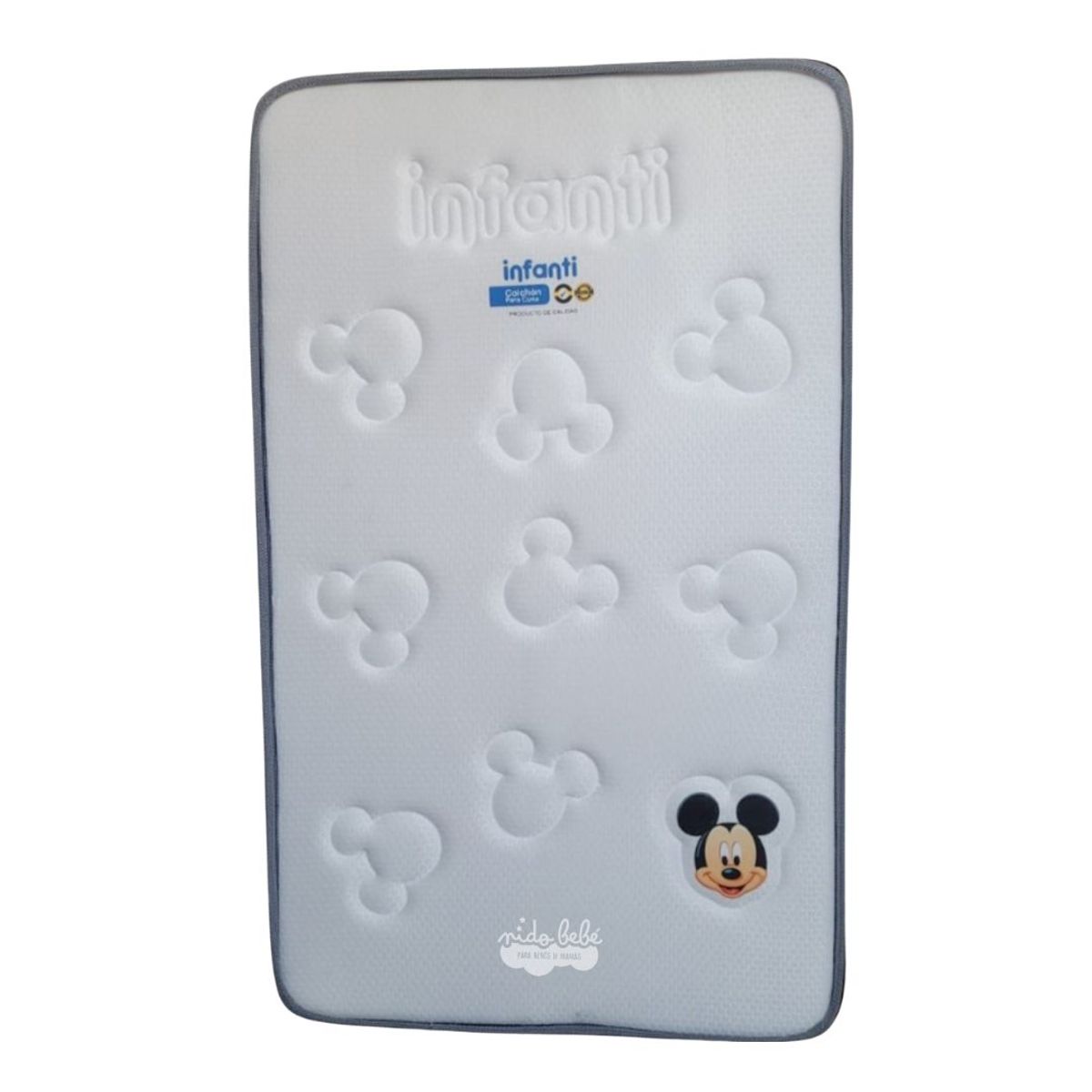 GENERICO - Colchón Plus para Bebé bordes Plomo