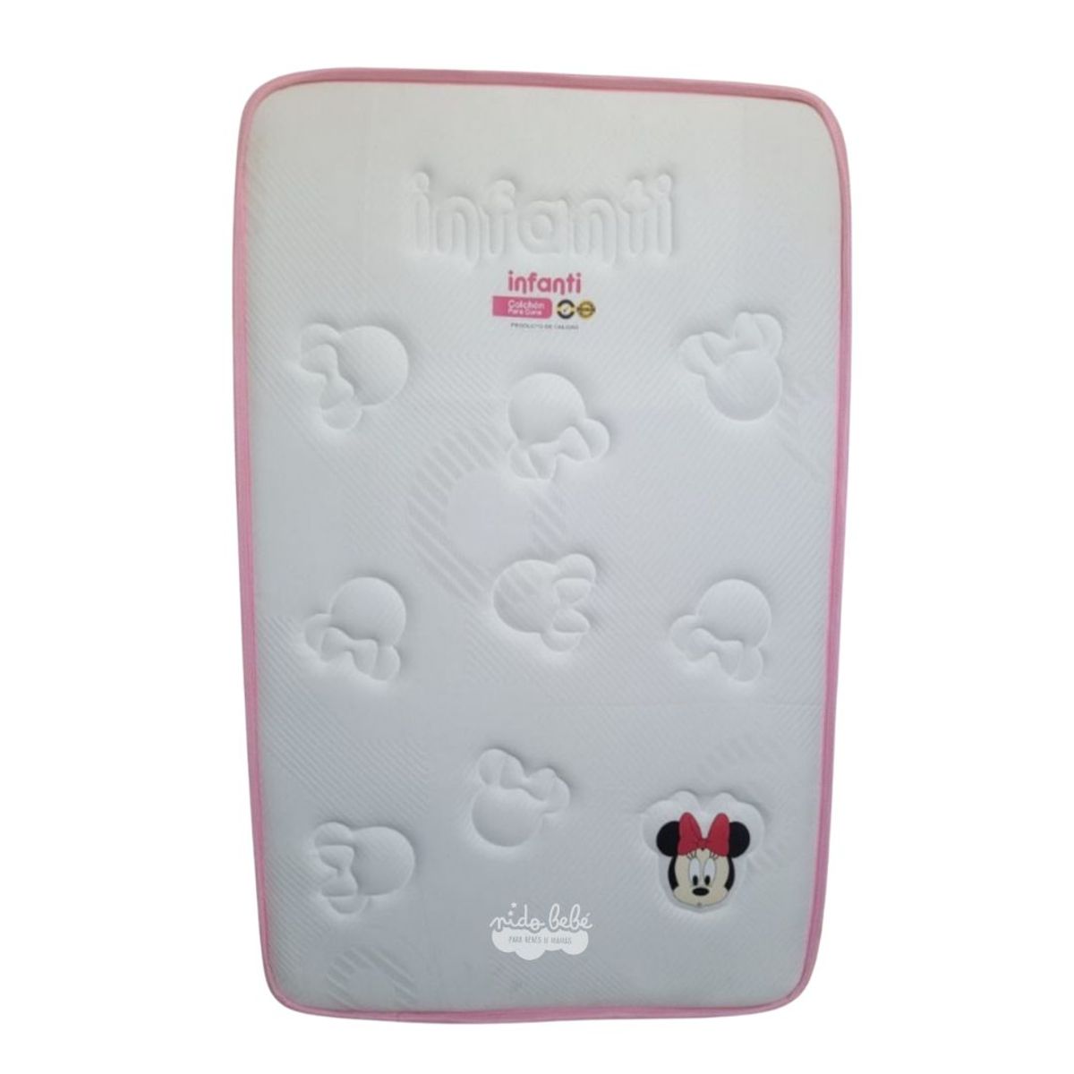 GENERICO - Colchón Plus para Bebé bordes Rosado