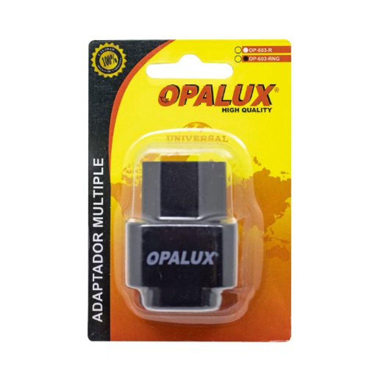 OPALUX - Adaptador Enchufe con Toma Tierra para UPS OP-603-RNG OPALUX