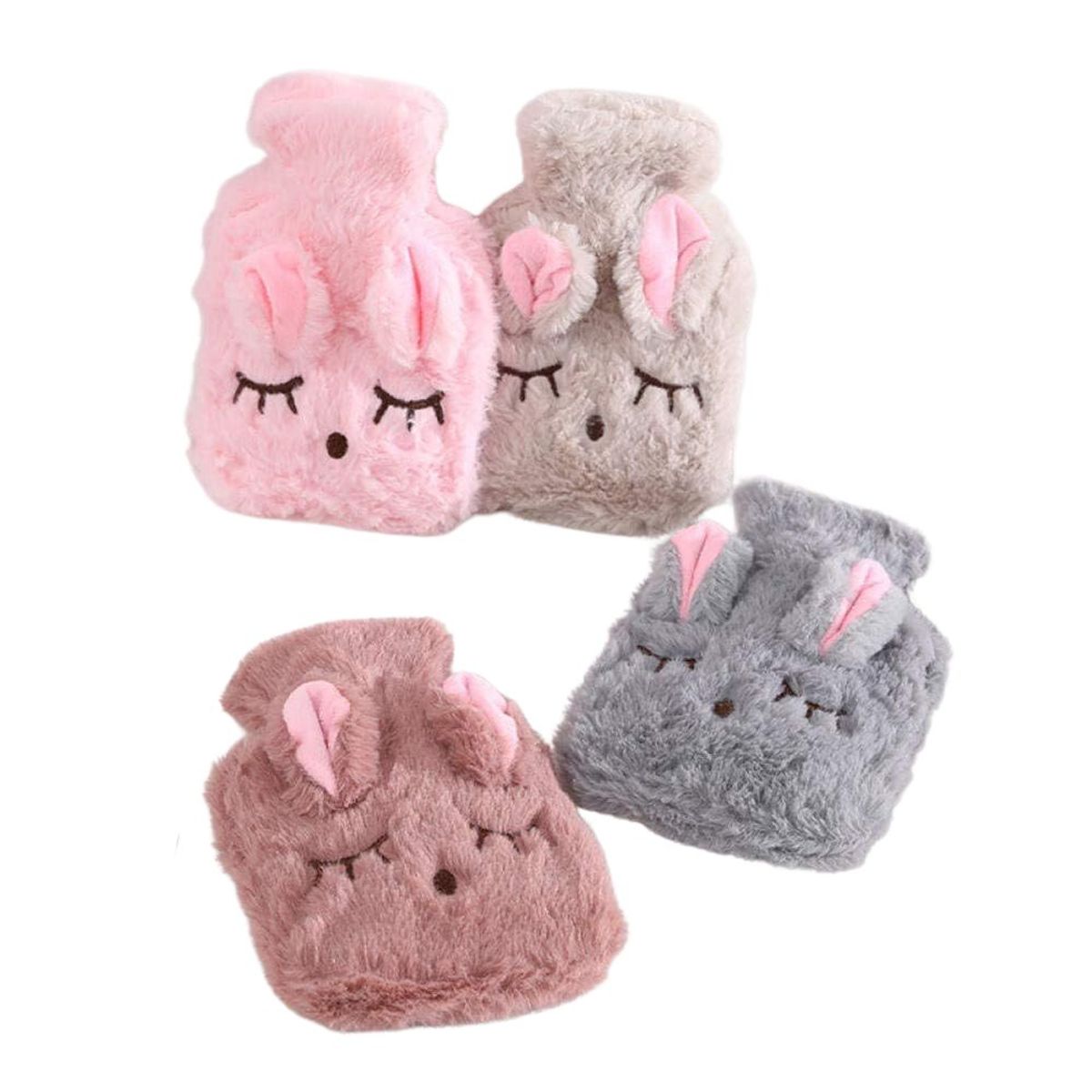 INSPIRA - Bolsa de Agua Caliente con Funda Tipo Felpa