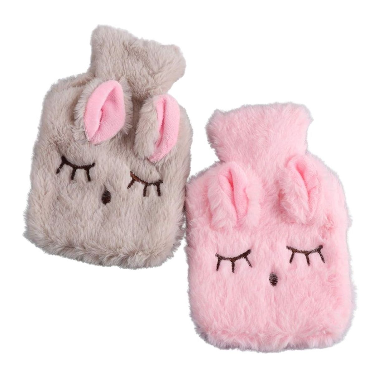 INSPIRA - Bolsa de Agua Caliente con Funda Tipo Felpa