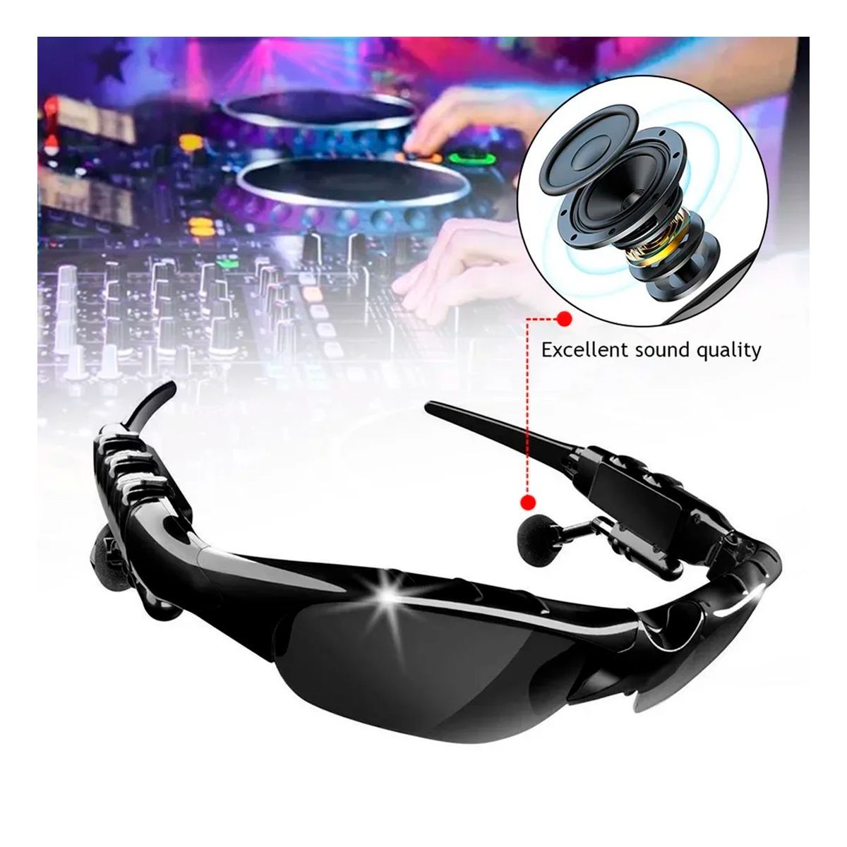 GENERICO - Gafas Polarizadas Bluetooth De Sol Audifonos Inteligentes