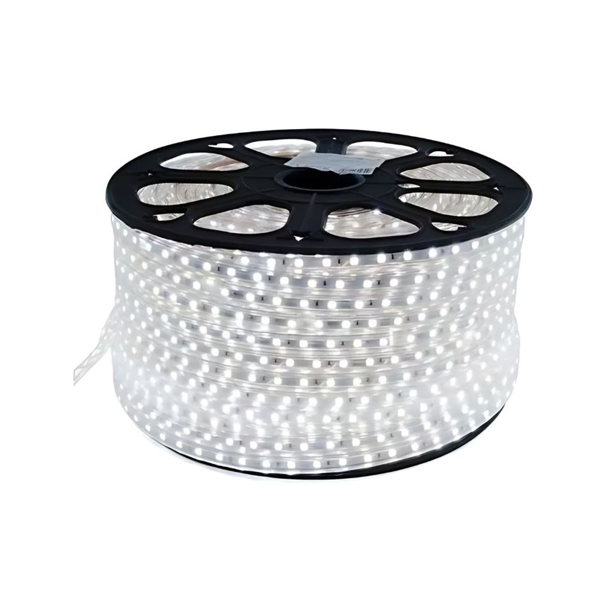 GENERICO - Cinta Led  Plana Blanca Fria  Rollo de  100 metros 12v