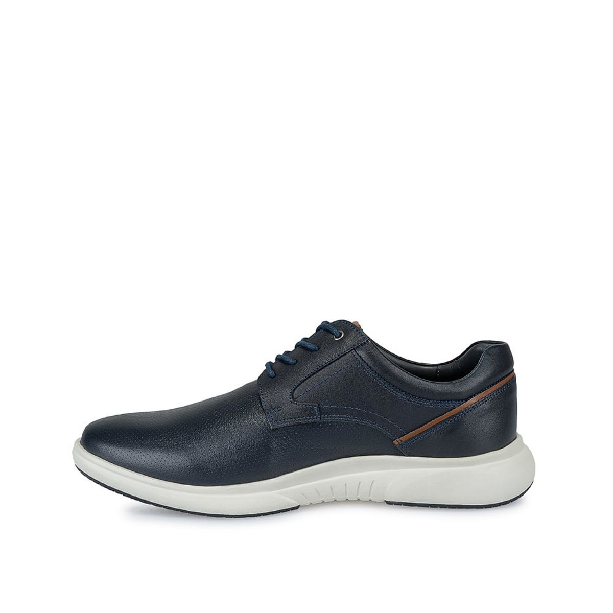 VIALE - Zapato Derby Casual JOSE-041 Azul Viale Homme Cuero