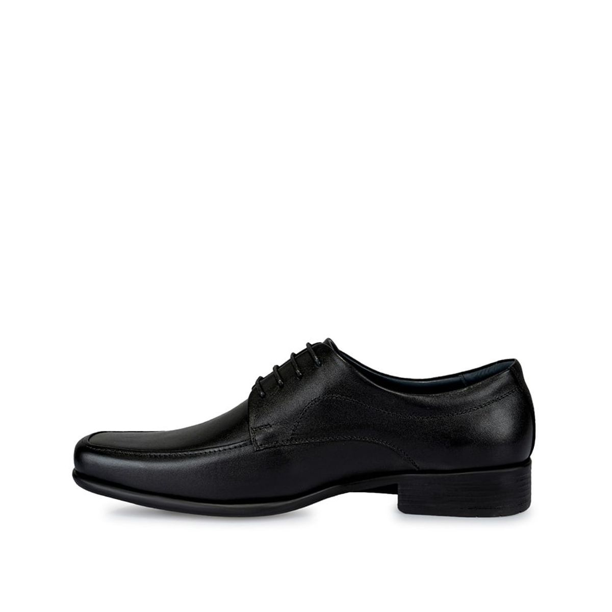 VIALE - Zapato Derby Casual ALFREDO-009 Negro Viale Homme Cuero