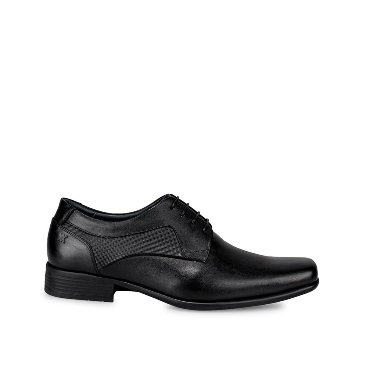 VIALE - Zapato Derby Casual ALFREDO-014 Negro Viale Homme Cuero