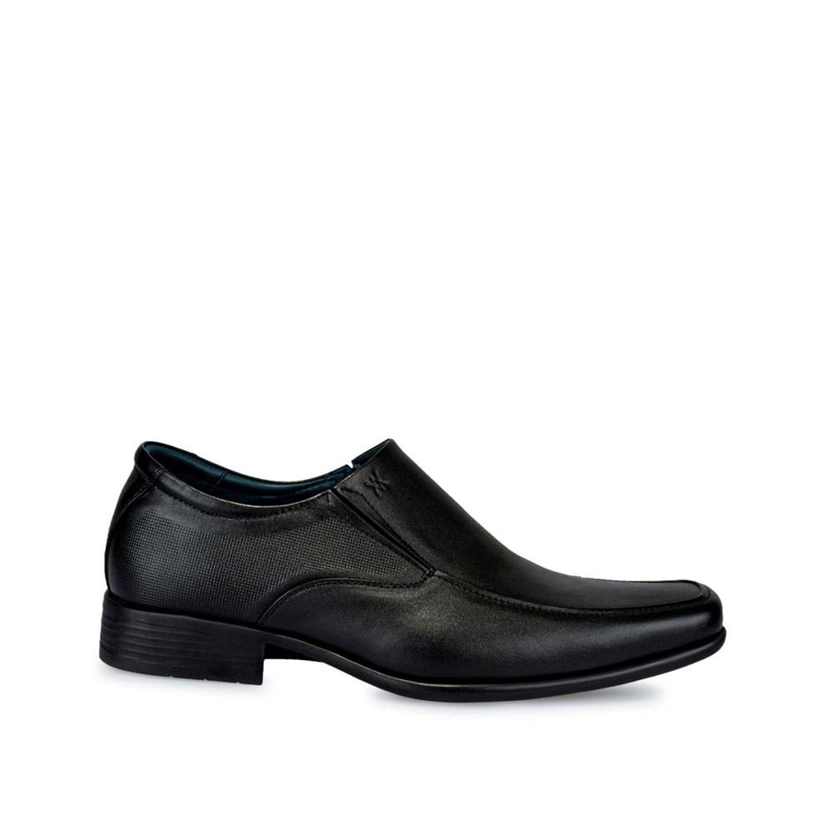 VIALE - Zapato Derby Casual ALFREDO-012 Negro Viale Homme Cuero
