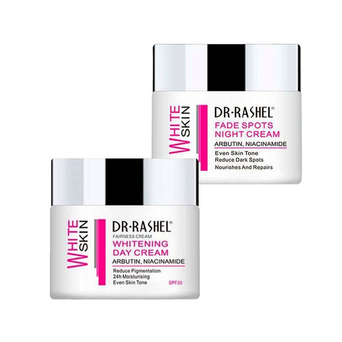 GENERICO - Crema Facial Blanqueadora de Dia +Crema Blanqueador de Noche