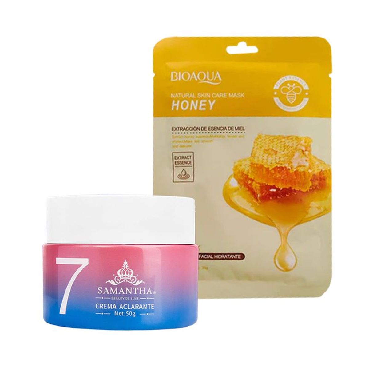 GENERICO - Crema Aclarante Facial + Mascarilla Natural De Miel