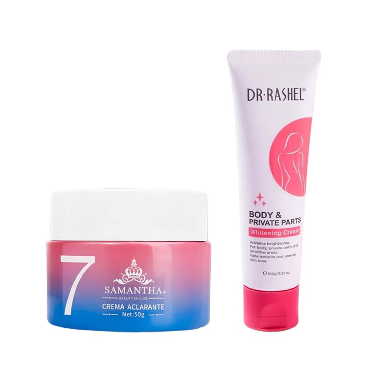 GENERICO - Crema Aclarante Facial + Crema Blanqueadora Corporal