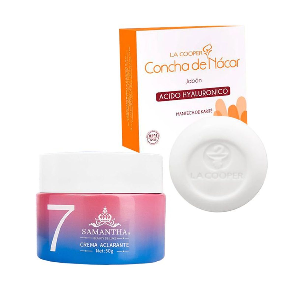 GENERICO - Crema Aclarante Facial + Jabón de Concha de Nacar & AH