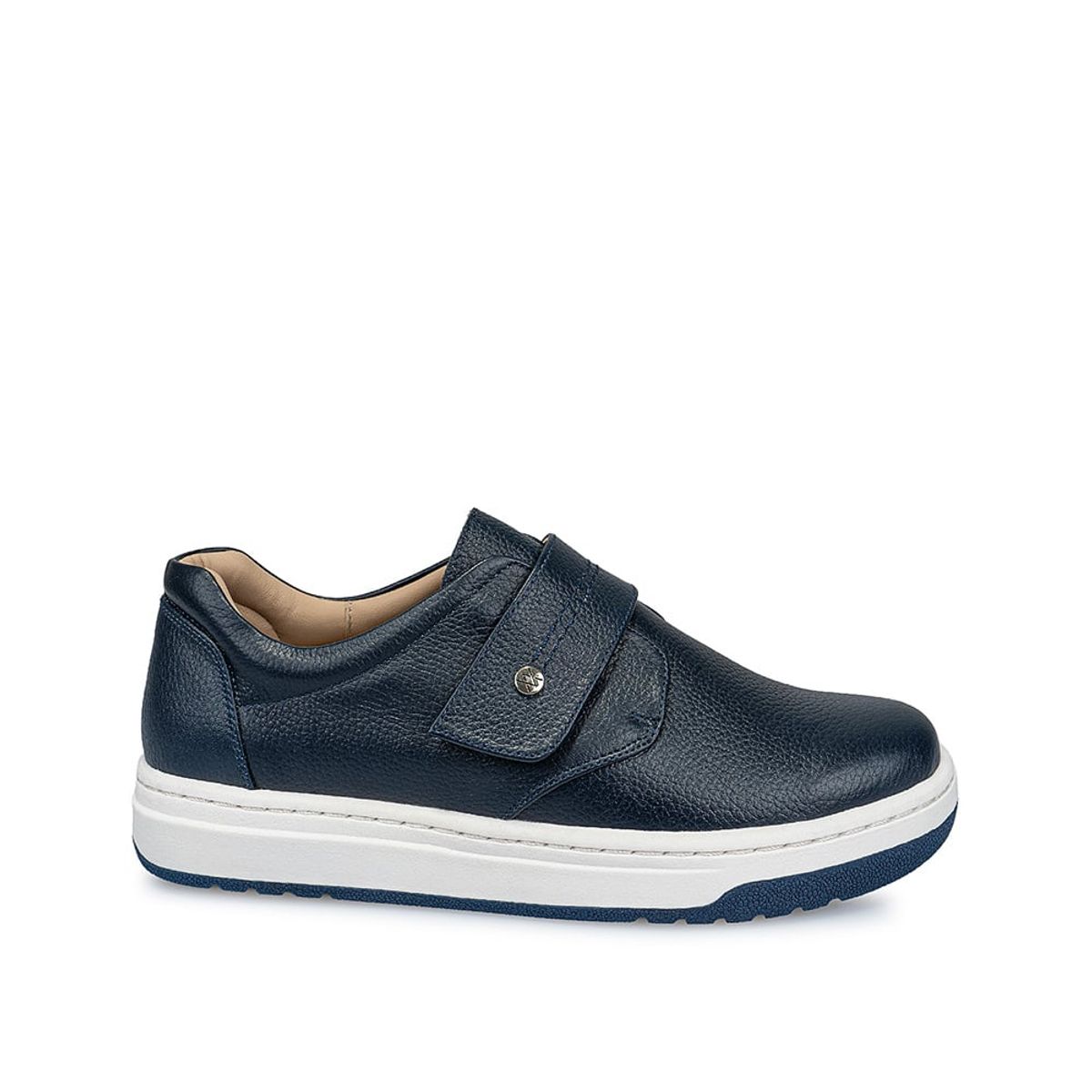 VIALE - Zapato Slip On Casual SHAM-2410 Azul Viale Cuero