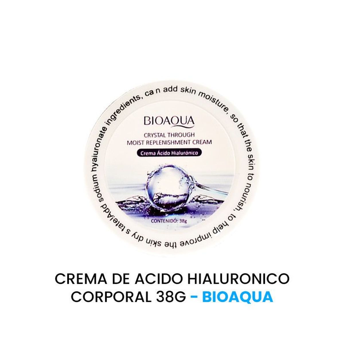 BIOAQUA - Crema De Acido Hialuronico 38Gr Bioaqua