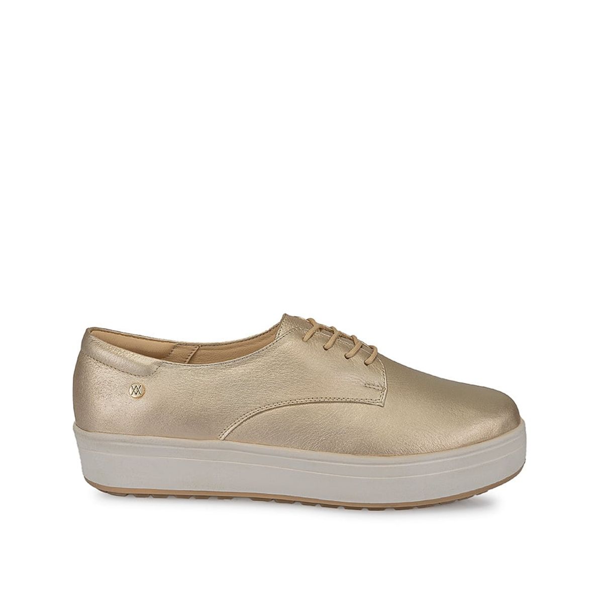 VIALE - Zapato Oxford Casual WIL-2433 Champagne Viale Cuero