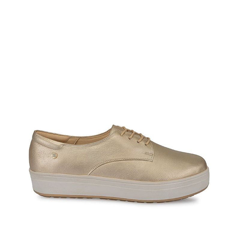 VIALE - Zapato Oxford Casual WIL-2433 Champagne Viale Cuero