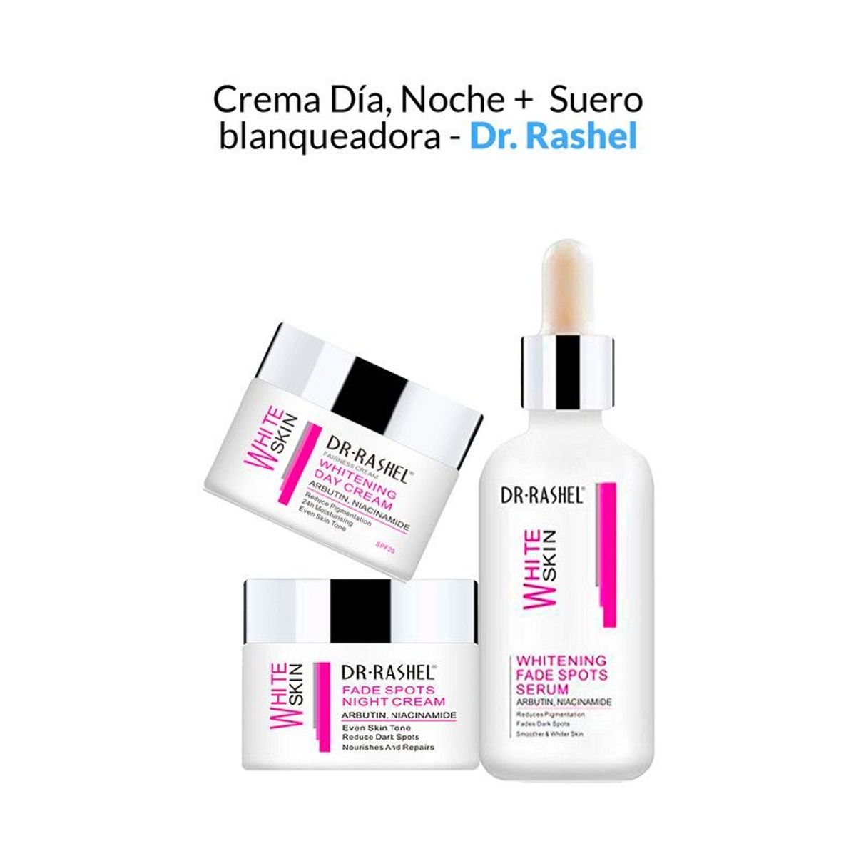 GENERICO - Crema Día Noche + Suero Blanqueadora 50Gr Dr Rashel