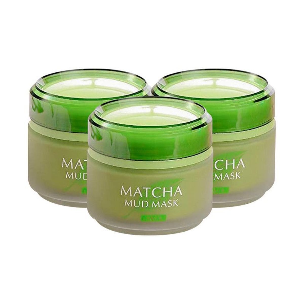 BIOAQUA - Mascarilla De Barro Facial Matcha Laikou 85Gr 3 Unidades