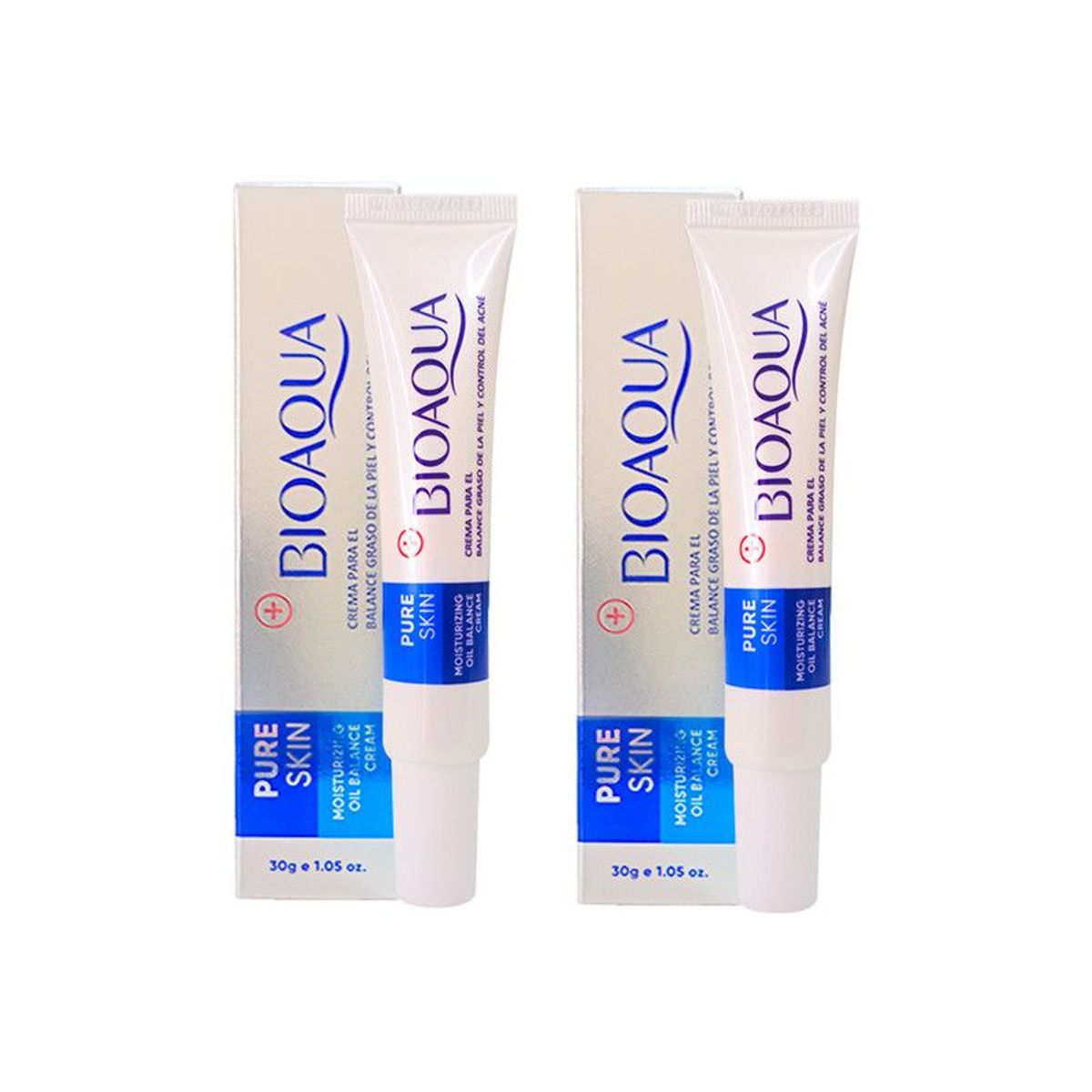 BIOAQUA - Crema Para El Balance De La Piel y Control Del Acné Bioaqua 30Gr 2 Uni