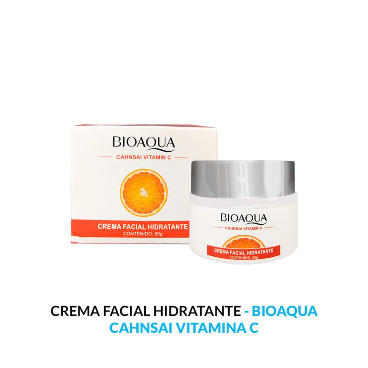 BIOAQUA - Crema Facial Hidratante Cahnsai Vitamina C 150Gr
