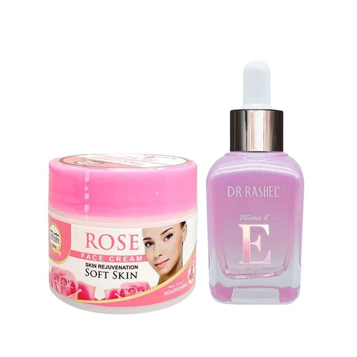 NEVADA NATURAL PRODUCTS - Crema facial extracto de Rosa + Suero Corrector de Manchas