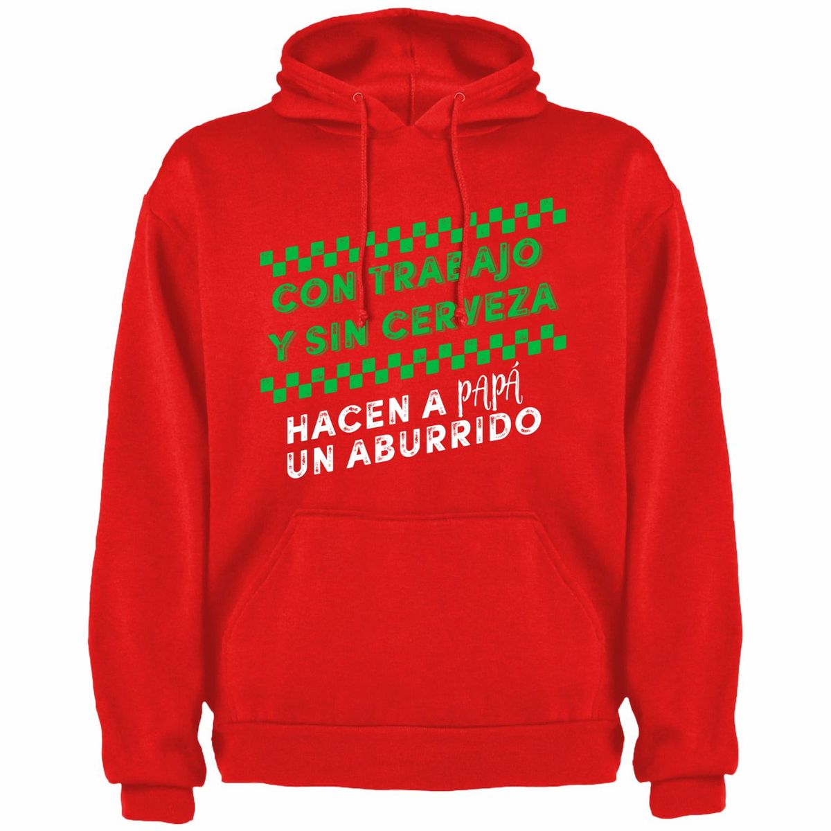 GENERICO - Polera Con Capucha Modelo Papa Cervecero