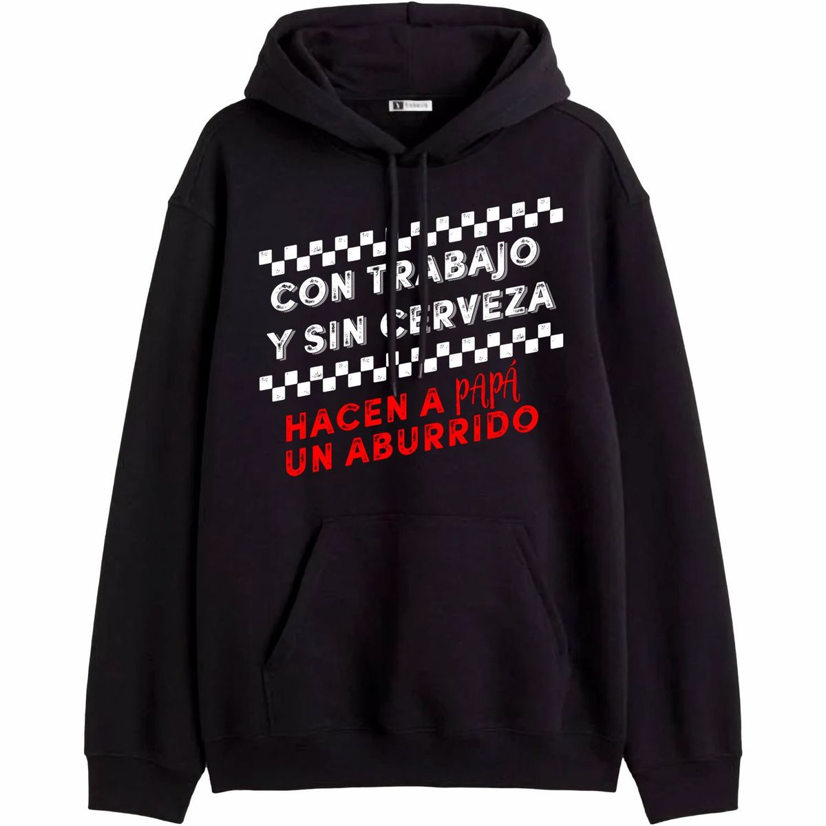 GENERICO - Polera Con Capucha Modelo Papa Cervecero