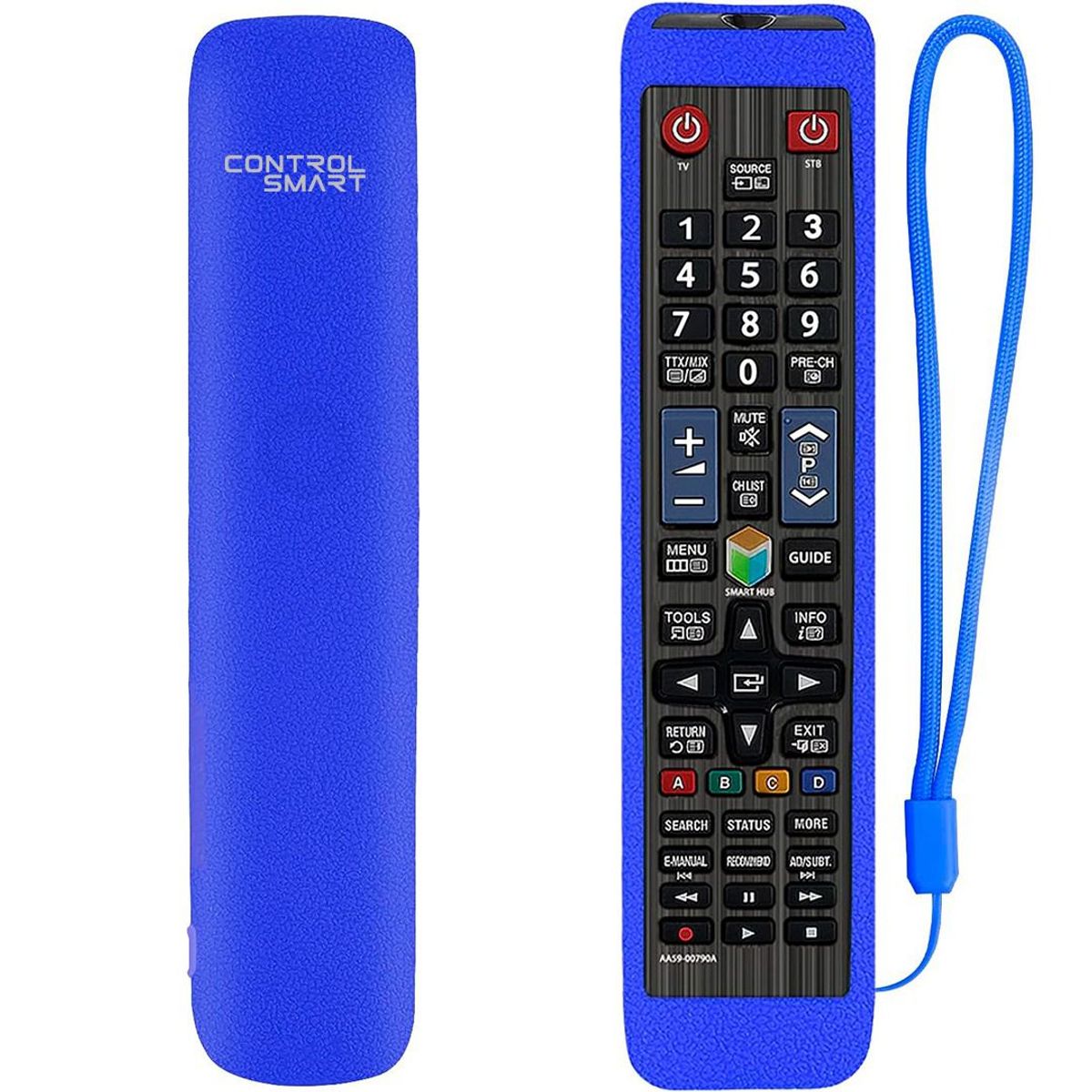 CASE - Funda Protectora De Silicona  Para Control Samsung Smart Tv Grande Bn59-Azul