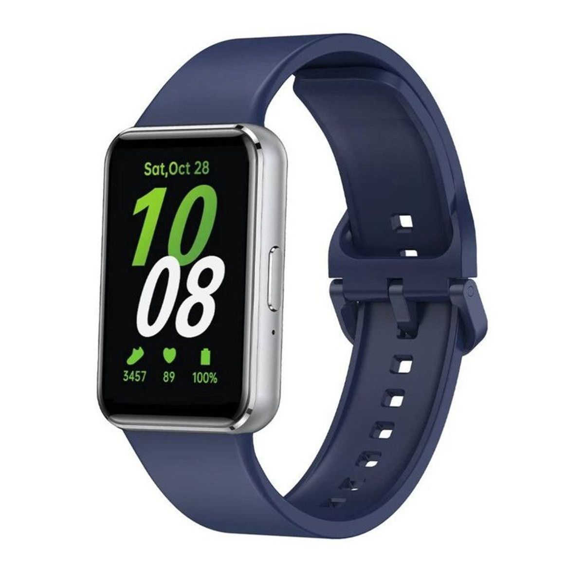 GENERICO - Correa de Silicona Para Samsung FIT 3 - Azul