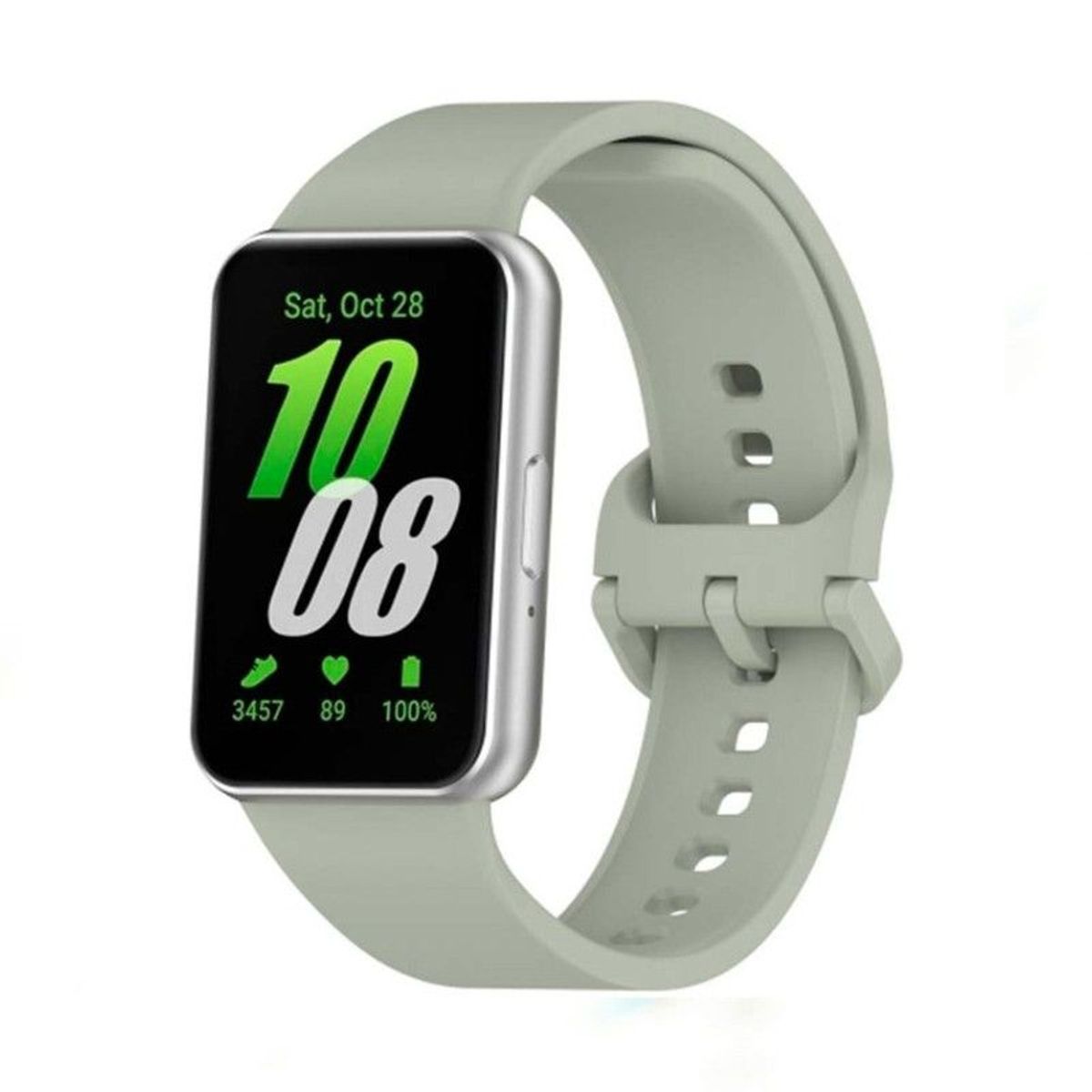 GENERICO - Correa de Silicona Para Samsung FIT 3 - Gris