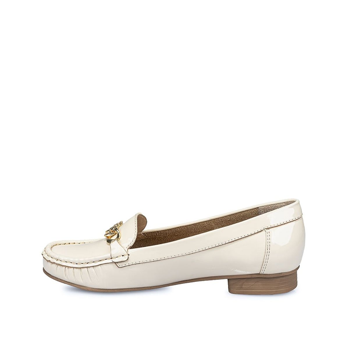 VIALE - Zapato Mocasín Casual DENI-2406 Vainilla Viale Cuero