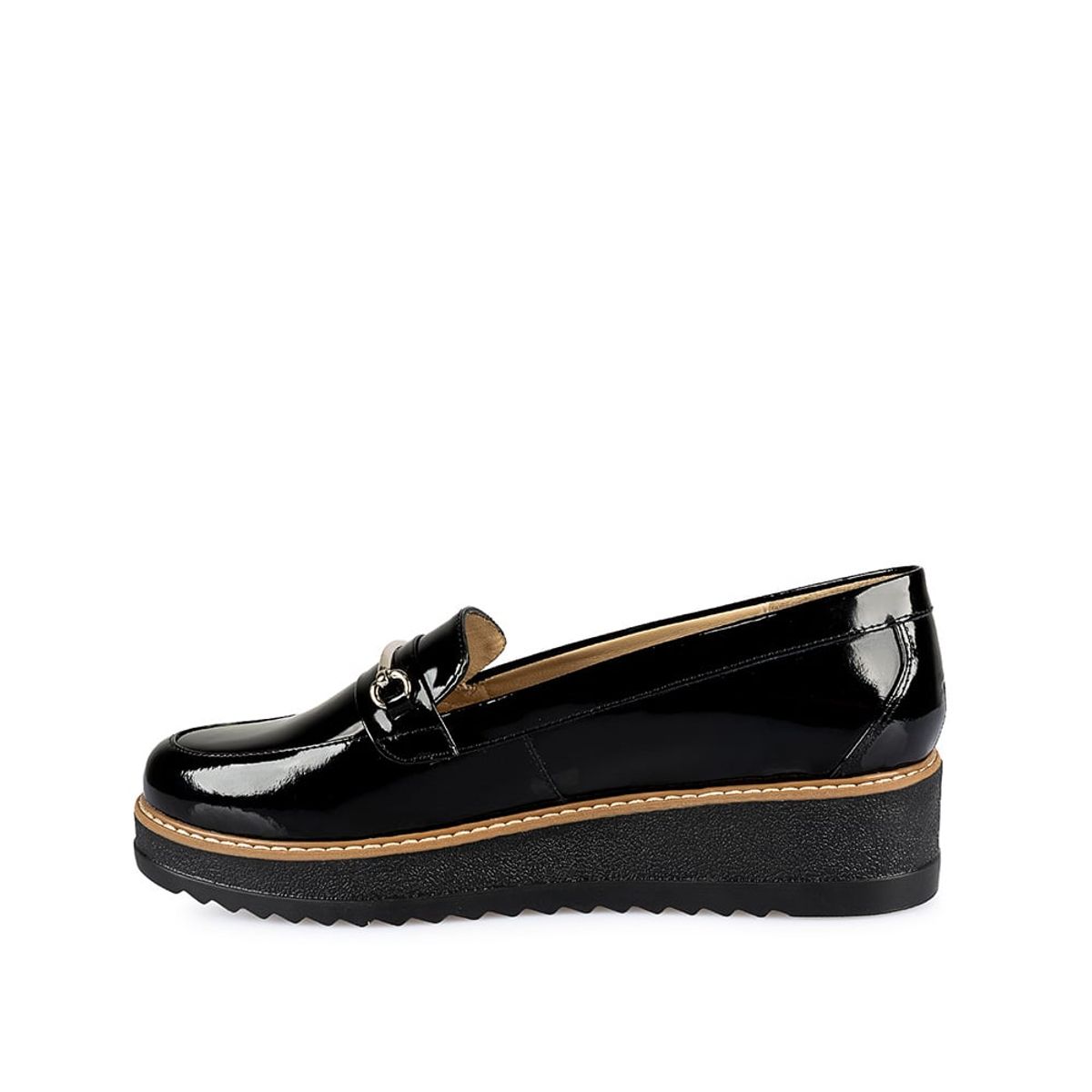VIALE - Zapato Mocasín Casual TATI-2426 Negro Viale Cuero