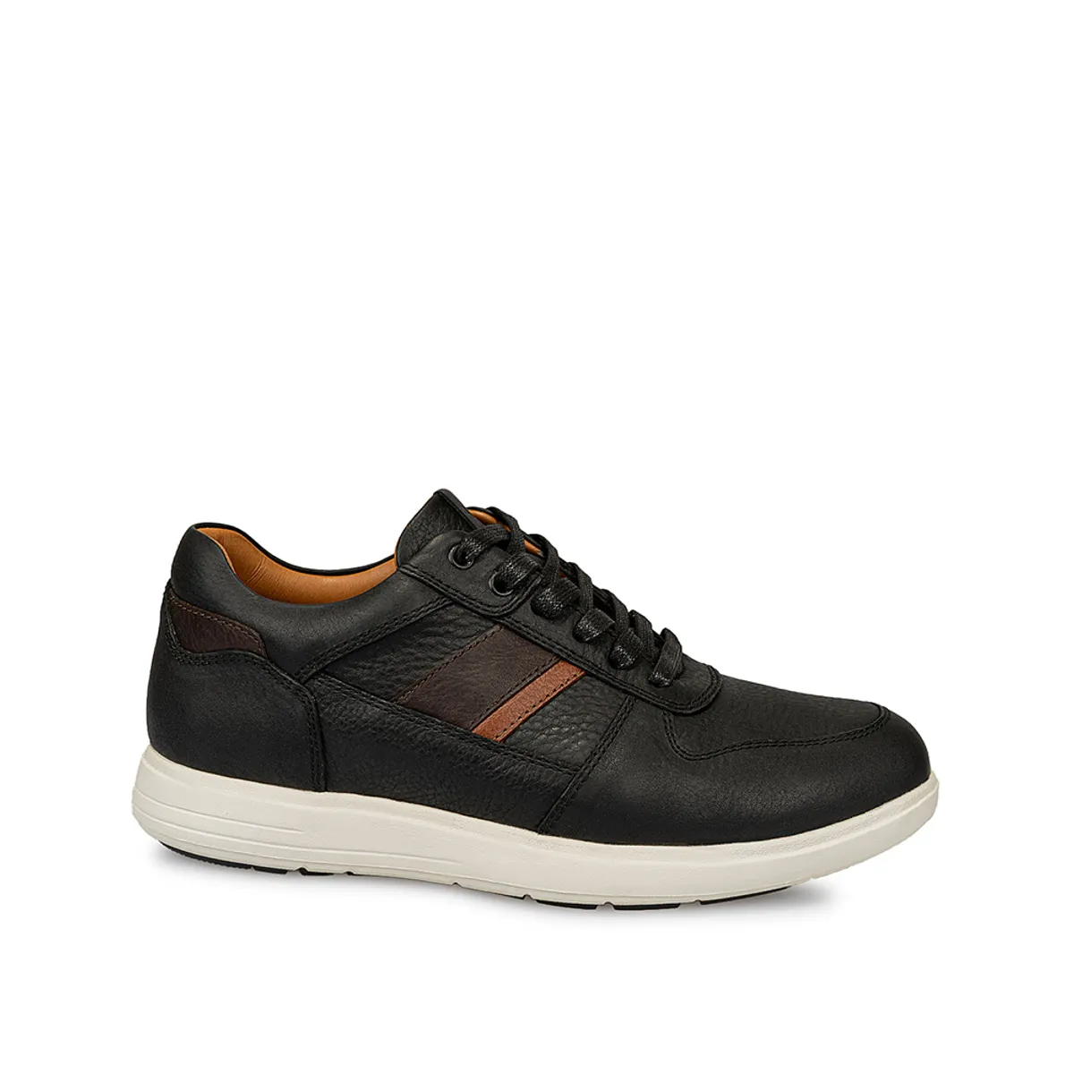 VIALE - Zapatilla Casual RICARDO-031 Negro Viale Homme Cuero