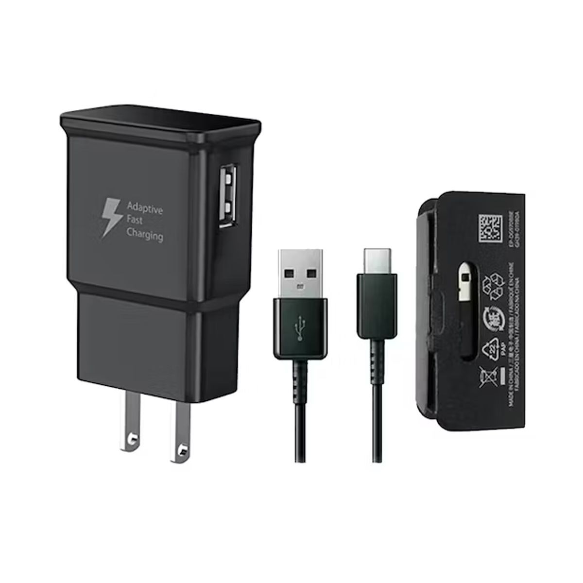GENERICO - Cargador Cable C Carga Rápida 15W para Galaxy Note 8 Note 9 caja Negro