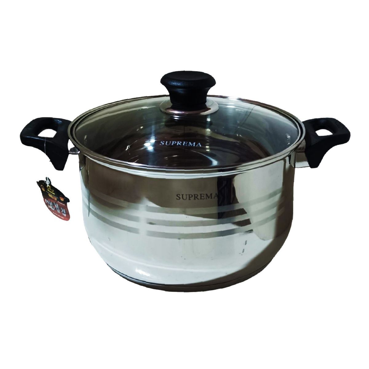 GENERICO - Set de Ollas SUPREMA 14 Piezas SU-0112B-14PC Acero Inoxidable