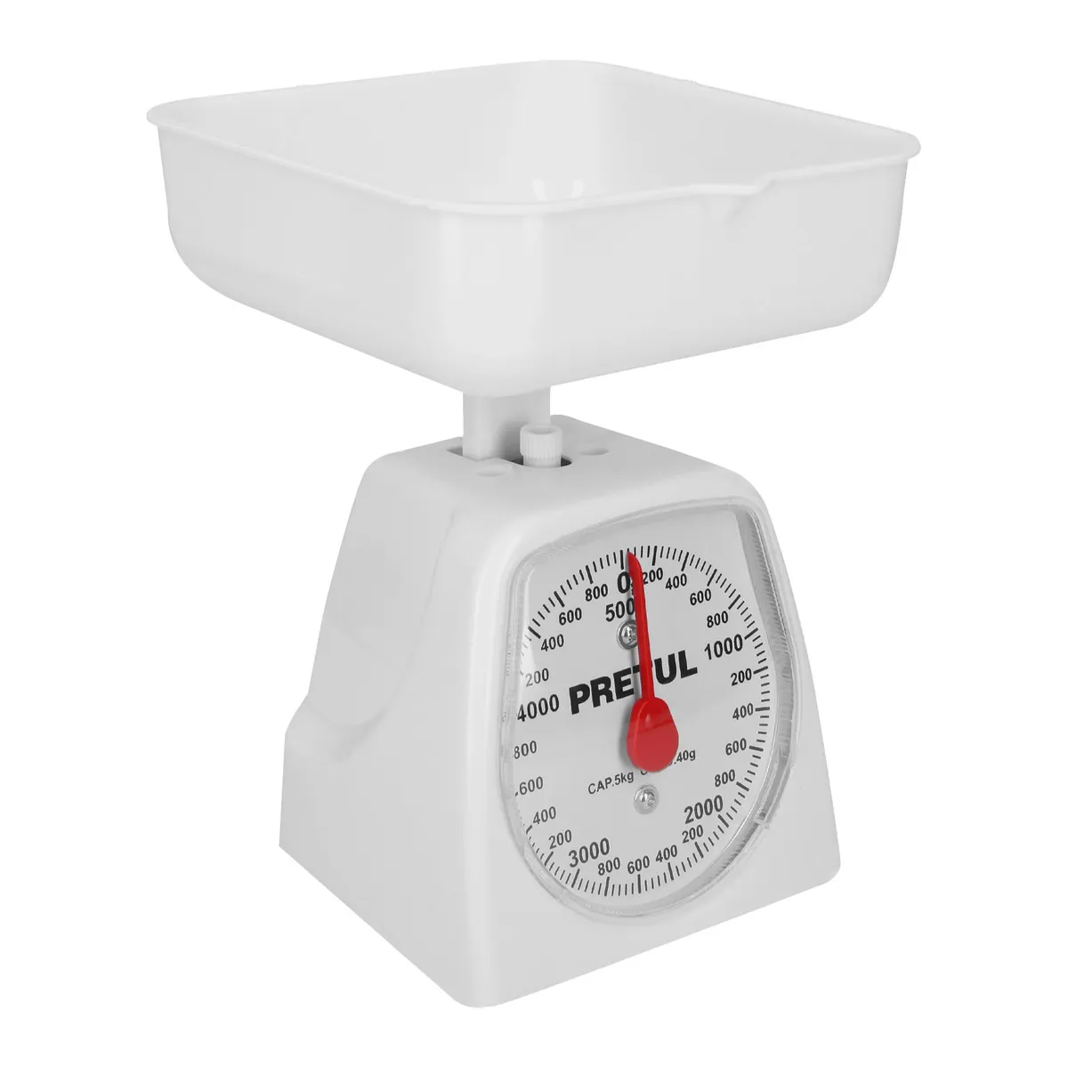 PRETUL - Balanza 5 Kg Bazcula Mecanica para Cocina Gramera 29973 Pretul