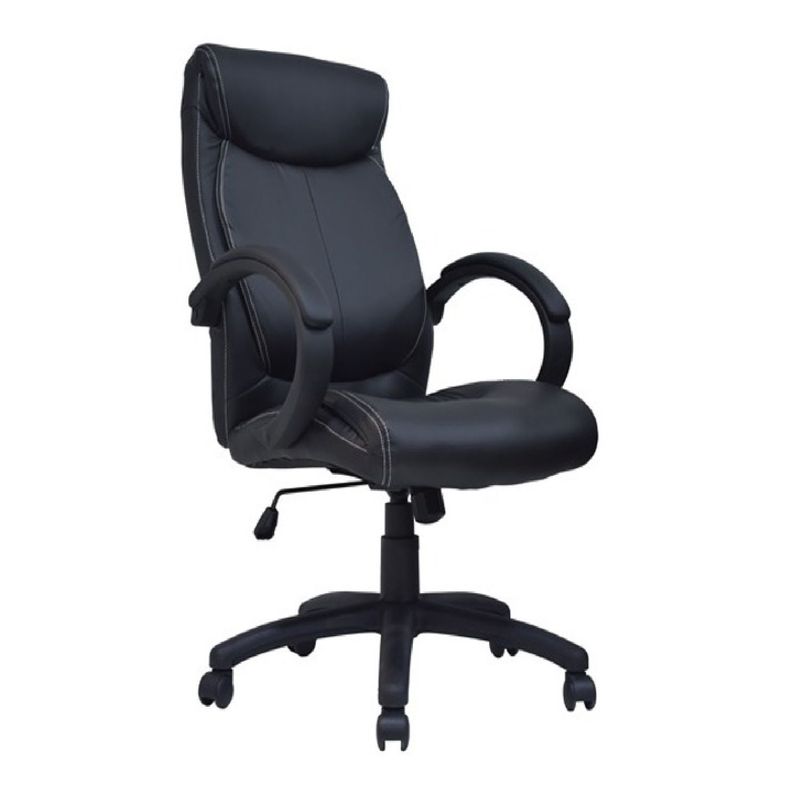 MOBELART - Silla de Oficina Presidente Eva BN Negro möbelArt