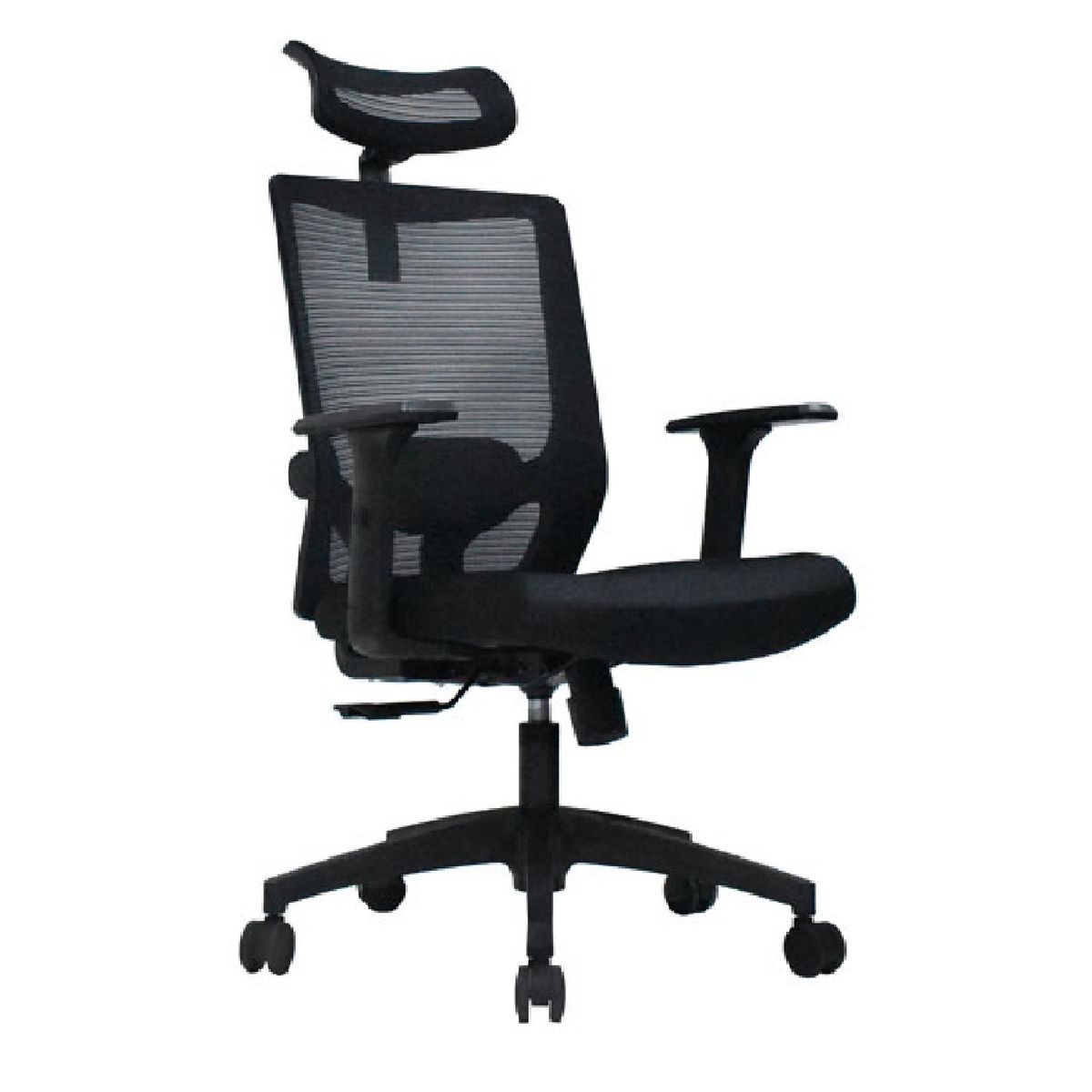 MOBELART - Silla de Oficina Presidente Fer BN Negro Ergonómica möbelArt