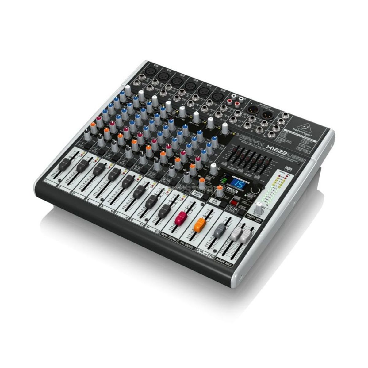 BEHRINGER - X1222USB Behringer - Mezclador con Interfaz Ecualizador y Efectos