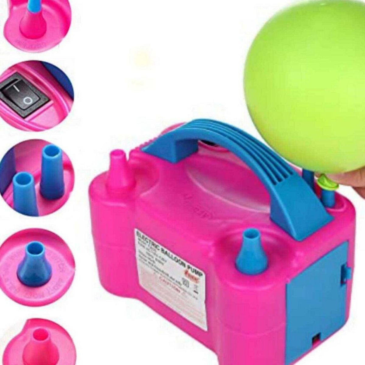 GENERICO - Inflador de Globos Eléctrico Portátil-Soplador Automatico