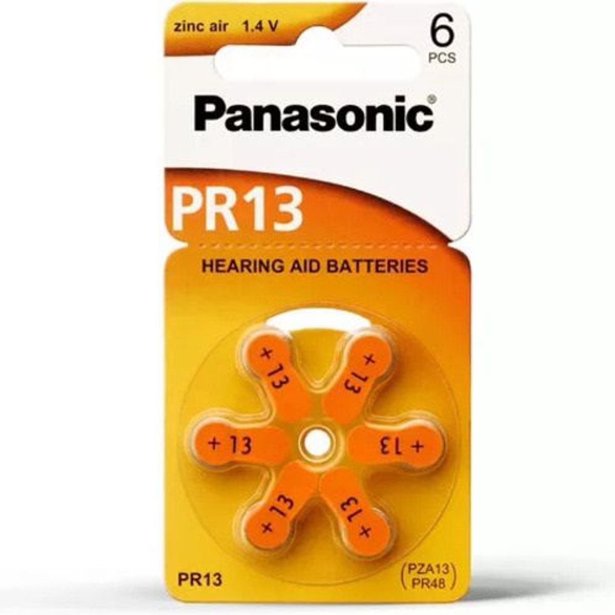PANASONIC - PILAS PANASONIC 13 PARA AUDIFONOS MEDICADOS x 6 PILAS