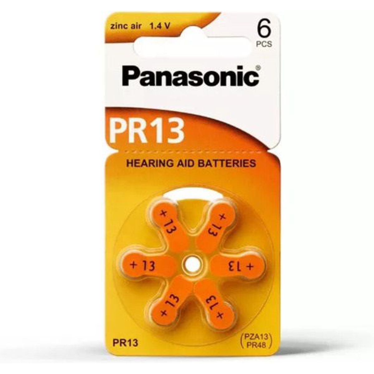 PANASONIC - PILAS PANASONIC 13 PARA AUDIFONOS MEDICADOS x 6 PILAS