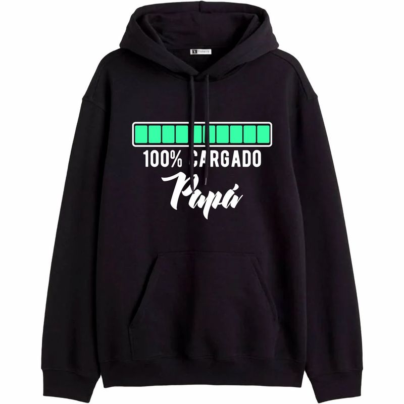GENERICO - Polera Con Capucha Modelo Papa Cargado
