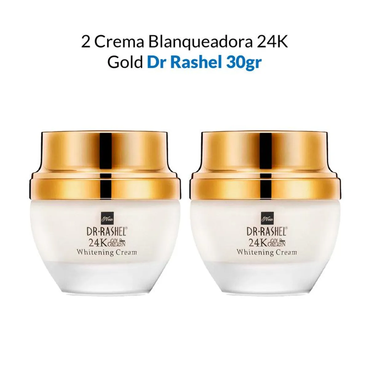 GENERICO - Crema Blanqueadora 24K Gold Dr Rashel 30Gr 2 Unidades