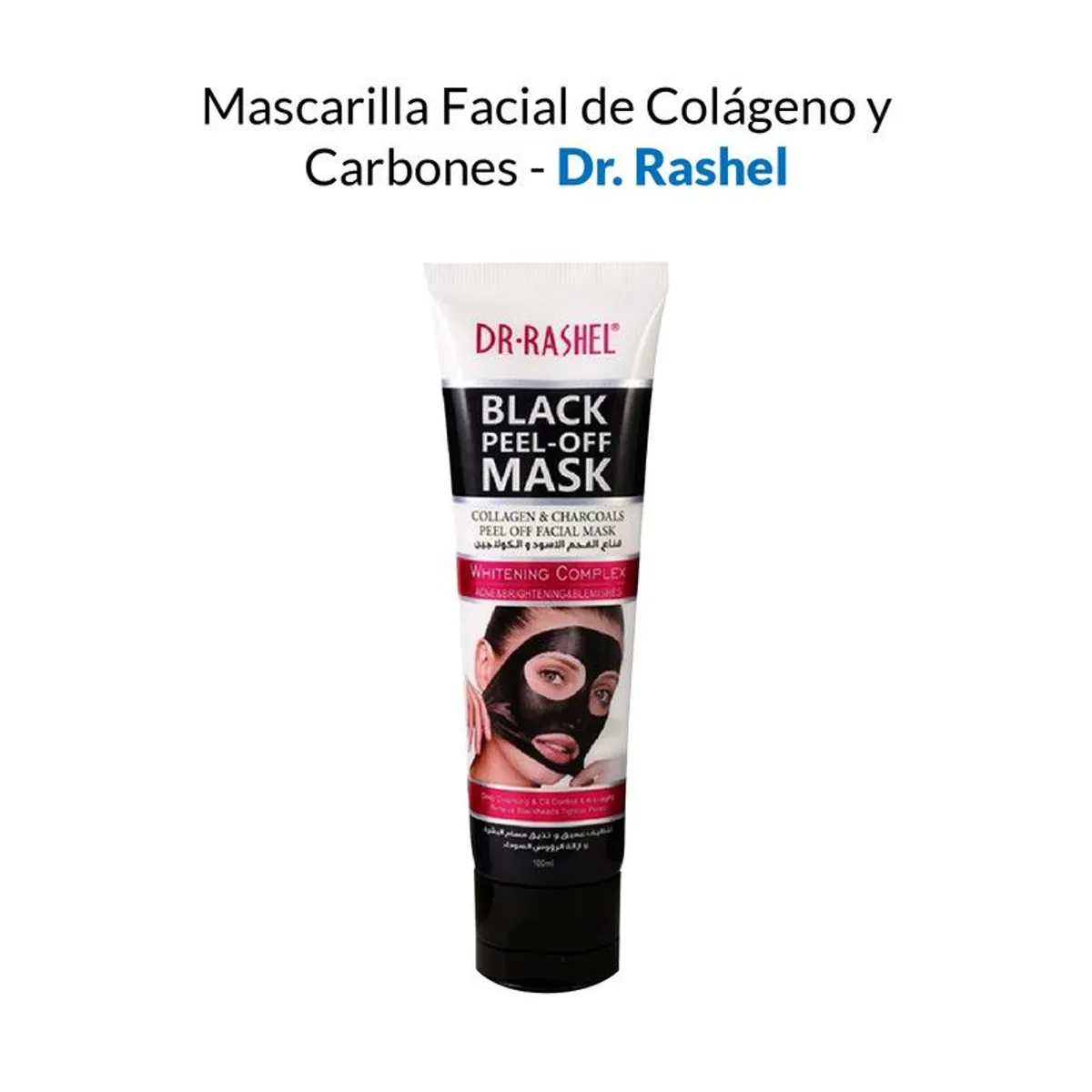 GENERICO - Mascarilla Facial Colágeno Y Carbones Dr Rashel 100Gr