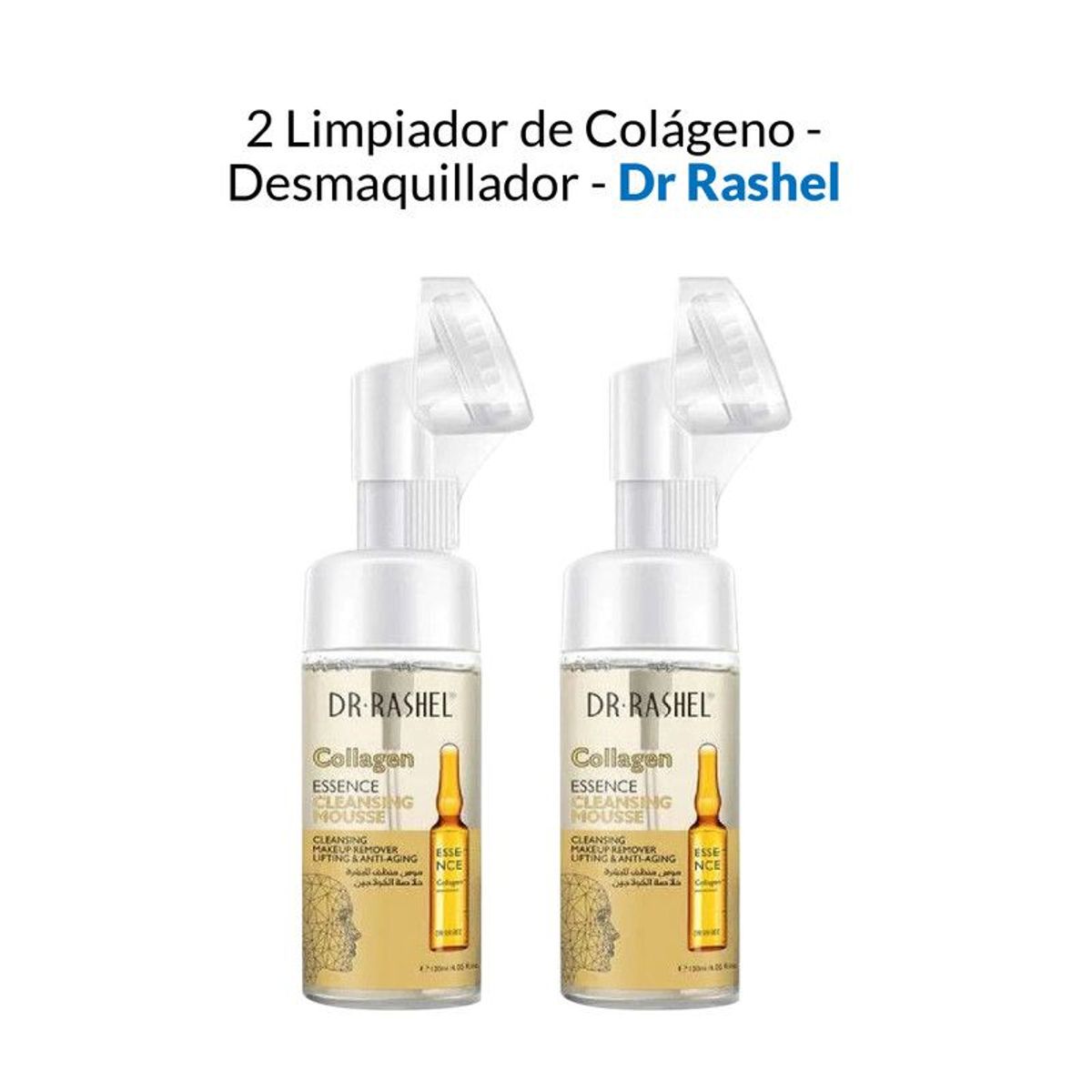GENERICO - Limpieza Con Esencia Mousse Colágeno Dr Rashel 125ml 2 Unidades