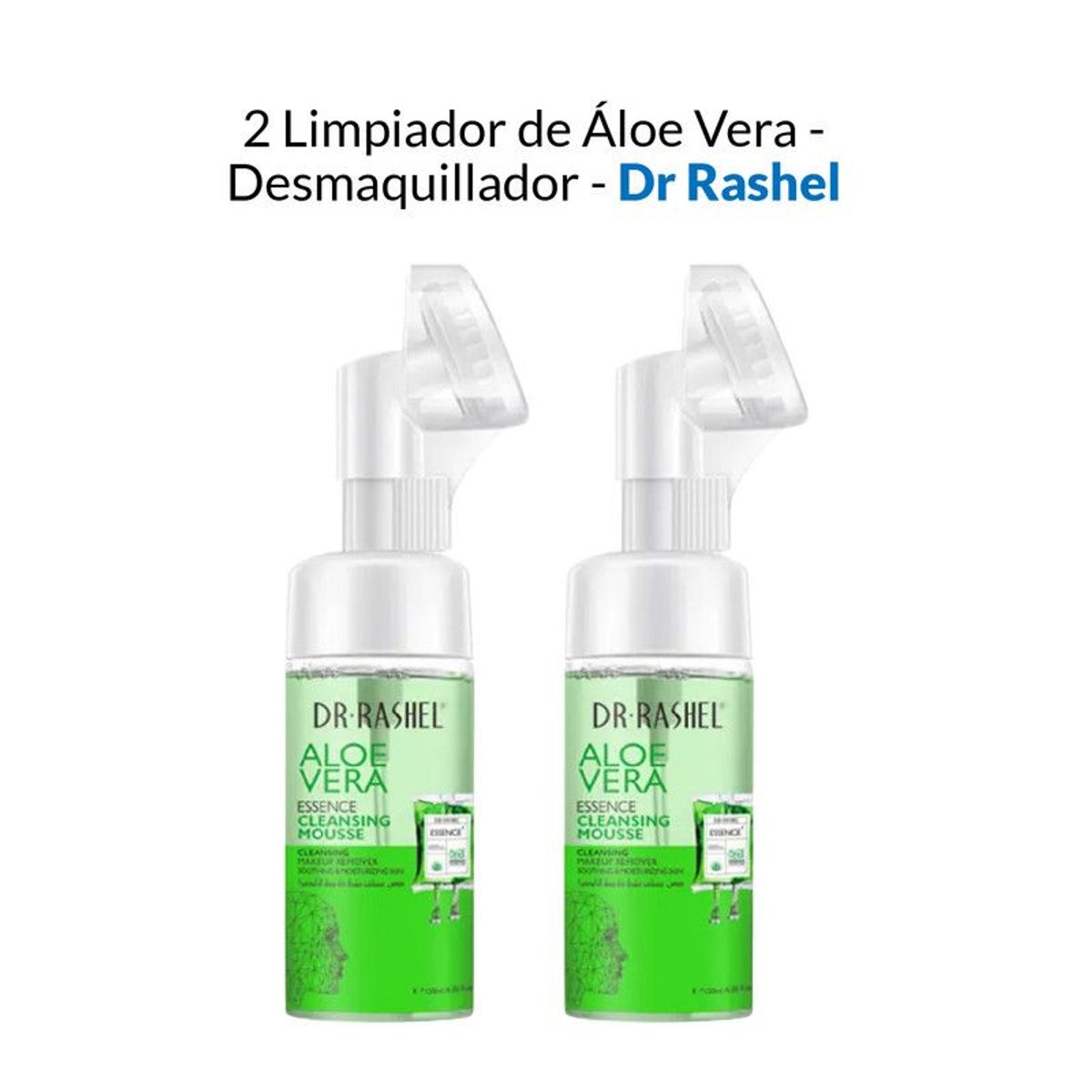 GENERICO - Limpiador Aloe Vera Essence Mousse Dr Rashel 125ml 2 Unidades