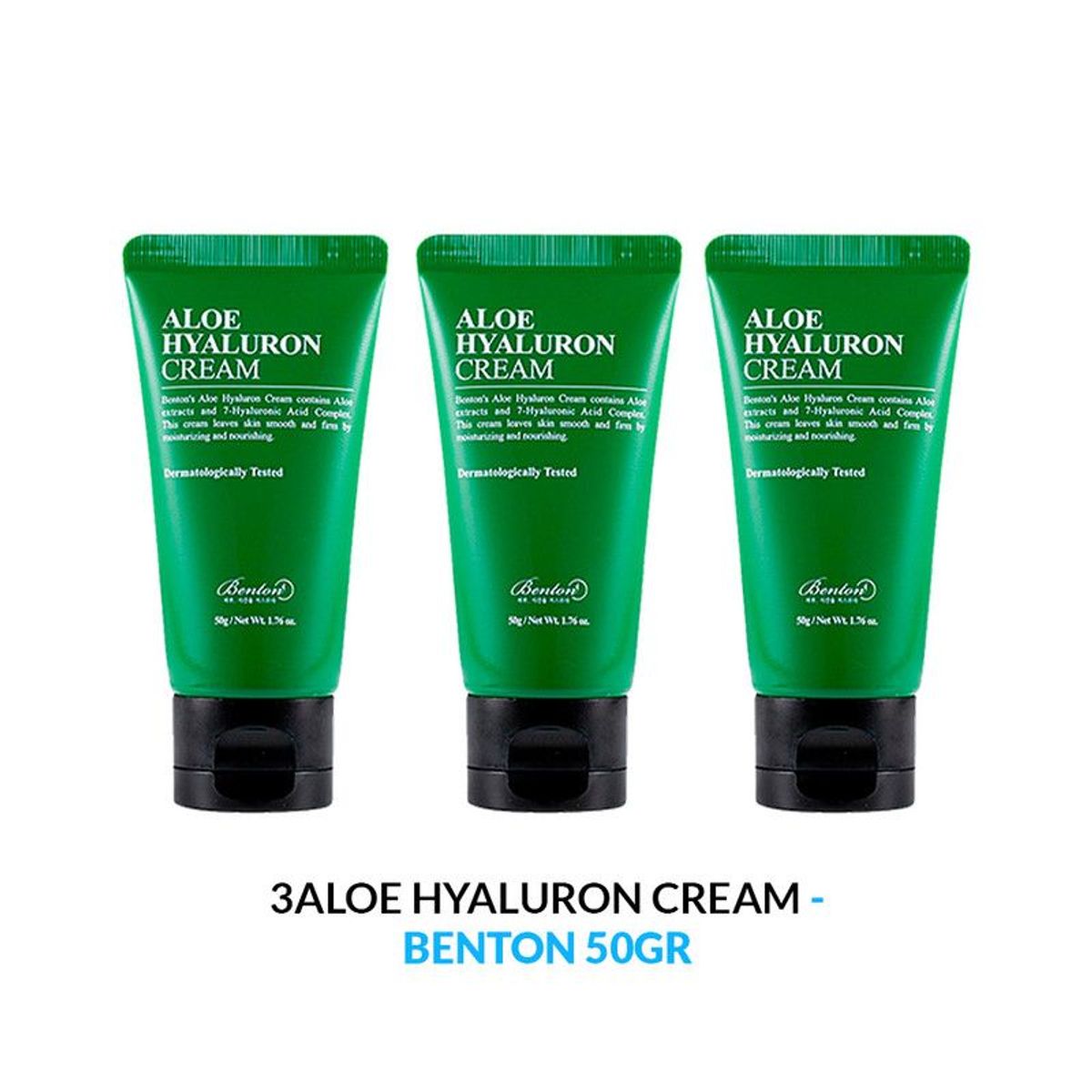BENTON - Aloe Hyaluronic Cream Benton 50Gr 2 Unidades