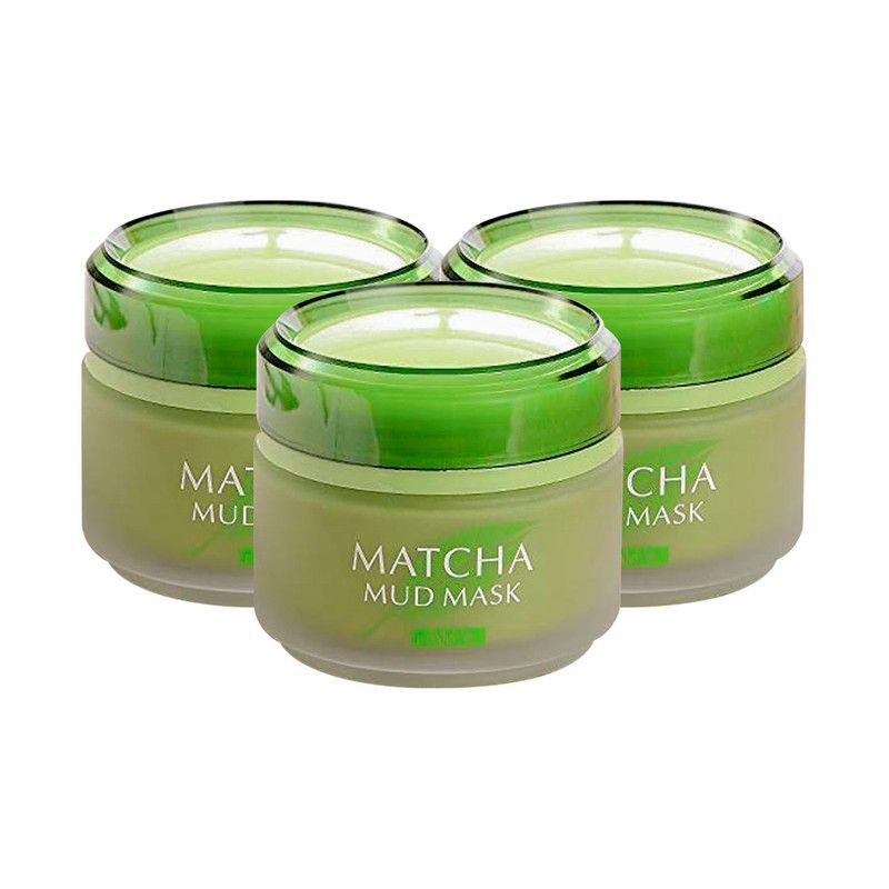 BIOAQUA - Mascarilla De Barro Facial Matcha Laikou 85Gr 3 Unidades